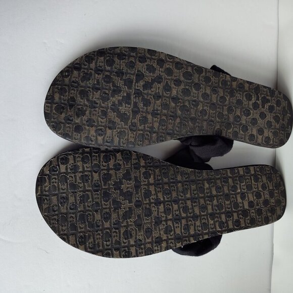 Ladies SZ 9 Sanuk Black Yoga Sandal - Picture 4 of 4